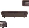 KADAX Balkonkasten Blumentopf Blumentopf 80cm Halterungen Produktbild-Vorschau 6