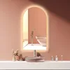 HOKO Miroir de salle de bain anti-buée LED Miroir arqué Voir les images du produit 1