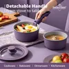 Kookgerei set, 6-delig, taupe/paars, geschikt voor alle Productafbeelding-voorbeeld 9