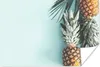 MuchoWow® Poster Ananas - Blau - Sommer 90x60 cm - Produktbild-Vorschau 1