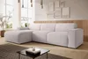 AX LIVING Canapé forme L Didim mini creme 310 cm de large, Voir les images du produit 1