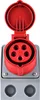 CEE-Kombi-Wanddose McPower 1x Schutzkontakt 1x CEE 16A IP44 Produktbild-Vorschau 6