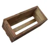 Blumenkasten aus Massivholz – braun, 40 cm Produktbild-Vorschau 2