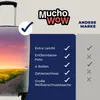 MuchoWow® Koffer Handgepäck Trolley Rollkoffer Kleine Produktbild-Vorschau 6