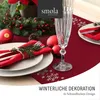 smøla Design Tischläufer Weihnachten I Winter Tischband Rot Produktbild-Vorschau 2