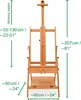 Artina Easel Studio Easel Napoli Beech Náhled obrázku produktu 4