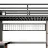 Letto a castello Flieks 90x200 cm con scrivania, letto per Anteprima dell’immagine prodotto 9