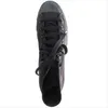 A top-down view of a black Converse Chuck Taylor All-Star high-top sneaker. Produktbild-Vorschau