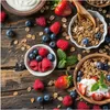 Küchenrückwand Spritzschutz Glas mit Motiv Frühstück Müsli Produktbild-Vorschau 3