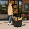 Carrello per la spesa Ikodm, 48L, pieghevole, nero, 3-in-1, Anteprima dell’immagine prodotto 11
