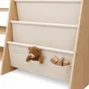 Relaxdays Bücherregal Kinder, 5 Stofftaschen & 4 offene Produktbild-Vorschau 5
