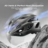 ROCKBROS Fahrradhelm Mit Visler MTB Radhelm 58-61cm Produktbild-Vorschau 5