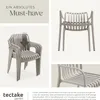 tectake® Gartenstühle Alcudia, wetterfest, stapelbar Produktbild-Vorschau 4
