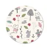 MuchoWow® Mauspad Mousepad Mäuse - Muster - Herbst - Pilz Produktbild-Vorschau 1