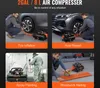 VEVOR-Luftkompressor, 2 Gallonen Stahltank, 1 PS, 2,5 CFM, Produktbild-Vorschau 6