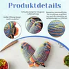 Ofenhandschuhe 2er Set, Topfhandschuhe & Hitzeschutz, 26×15 Produktbild-Vorschau 4