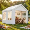 3x3m Partyzelt Festzelt Pavillon Carport Gartenzelt Produktbild-Vorschau 1
