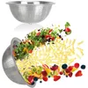 com-four®: Colador doble para la cocina, fabricado en acero Vista previa de la imagen del producto 1