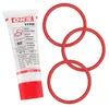 3x O-Ring passend wie DeLonghi 5332149100 + Silikonfett für Produktbild-Vorschau 1