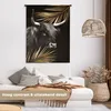 MuchoWow® Wandteppich Wandbehang Schottisches Hochlandrind Produktbild-Vorschau 2