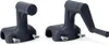 Two dark gray pool solar cover reels are shown against a white background. One reel has its crank arm extended, while the other does not. Produktbild-Vorschau