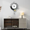 Moderne Minimalist Wanduhr, Lautlos ohne Ticks Nordischer Produktbild-Vorschau 5