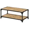 vidaXL Couchtisch 90x45x35 cm Raues Massives Mangoholz -  Produktbild-Vorschau 10