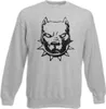 Urban Backwoods Pit Dog Bull, Sweatshirt, Farbe: Hellgrau, Produktbild-Vorschau 1