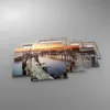 Bild auf Leinwand - Leinwandbild - Brücke Boot Meer - Produktbild-Vorschau 2
