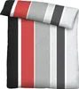 A bedding set with a striped pattern. Produktbild-Vorschau