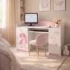 Happy Babies Schreibtisch mit Schubladen Bürotisch für Produktbild-Vorschau 1