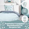 Kinderbettwäsche Set 2-teilig mit Ohren, Nilpferd / Hippo, Produktbild-Vorschau 5