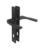 A black door handle set with a lock mechanism, shown against a white background. Náhled obrázku produktu
