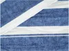 A close-up view of blue and white striped fabric. Náhled obrázku produktu