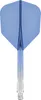 A dart flight and shaft system against a white background. Produktbild-Vorschau