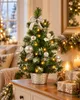 Geschmückter Weihnachtsbaum mit 20er LED Lichterkette - Produktbild-Vorschau 2