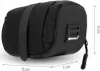 Wozinsky Small Bike Satteltasche 0.6l Schwarz (WBB8BK Produktbild-Vorschau 15