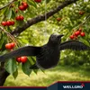 4x WELLGRO Vogelschreck Krähe – Raben Attrappe zur Produktbild-Vorschau 3