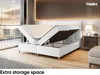 MEBLINI Boxspringbett mit Bettkasten - Gepolstert Produktbild-Vorschau 5