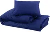 vidaXL Ložní souprava Navy Blue 140x200 cm Light Microfibre Náhled obrázku produktu 6