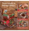 Puzzle 3D, Minicasa DIY Onsen Saga, Tonecheer, 383 pezzi Anteprima dell’immagine prodotto 6