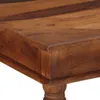 vidaXL Tavolo da pranzo 120×60×77 cm in legno massiccio di Anteprima dell’immagine prodotto 4