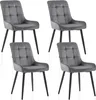 CLIPOP lot de 4 chaises de salle à manger, chaise de salon Voir les images du produit 1