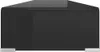 vidaXL Table TV/rehausse d'écran en verre noir 120x30x13 cm Voir les images du produit 4