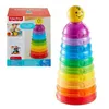 A Fisher-Price Stack & Roll Cups toy is shown next to its packaging. Produktbild-Vorschau