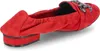 Kaerlek Damen Ballerinas Rot Rauleder Größe: 39 Produktbild-Vorschau 4