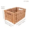 Creative Home Cesto Portaoggetti in Vimini | Naturale con Anteprima dell’immagine prodotto 2