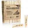 com-four® 60x Wäscheklammern aus Holz - Nachhaltige Produktbild-Vorschau 1