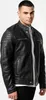 Tazzio Herren Lederjacke A803 (Schwarz, L) Produktbild-Vorschau 5