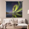 MuchoWow® Wandteppich Wandbehang Nordlichter - Schweden - Produktbild-Vorschau 5